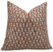 Block Print Cotton Pillow Cover - TULSI BUTI - FABDIVINE LLC