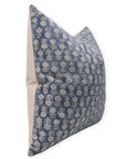 TULSI BUTI Hand Block Print Duck Canvas Cotton pillow cover - Fabdivine