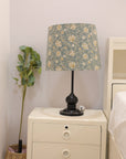 Block print drum lampshade - Aradhana - Fabdivine