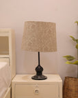 Block print drum lampshade - Jarul - Fabdivine