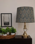 Block print drum lampshade - Neel Gagan - Fabdivine