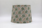 Block print drum lampshade - Pushpsamhita - Fabdivine