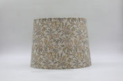 Block print drum lampshade - Qudrat - Fabdivine