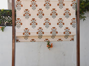 Floral Roman Shade: SWADESH - Fabdivine