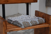 BLOCK PRINT HANDWOVEN THROW - HIMACHAL - Fabdivine