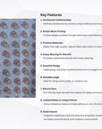 BLOCK PRINT HANDWOVEN THROW - SUMMER FLOWER - Fabdivine