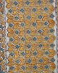 BLOCK PRINT HANDWOVEN THROW - TITTLI - Fabdivine