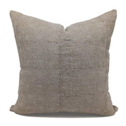 Square/Lumber block print pillow cover- Thick Linen- 8 KAMAL - Fabdivine