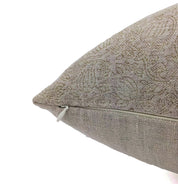 Square/Lumber block print pillow cover- Thick Linen- 8 KAMAL - Fabdivine