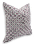 Throw Pillow Cover –Designer Collection of Hand Block Print Thick Linen- ALIA - Fabdivine