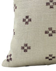 Block print Pillow cover for sofa, couch or bed- Thick Linen- BARFI - Fabdivine