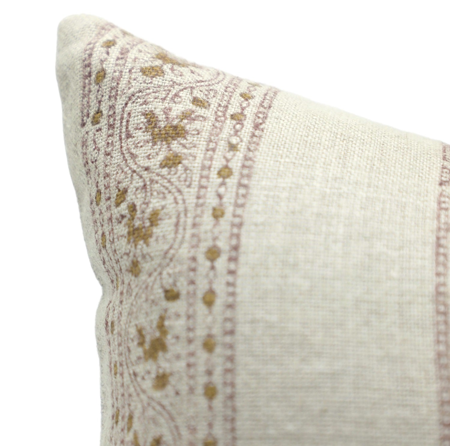 Block print Heavy Linen Pillow Cover - BELA CHAMELI - FABDIVINE LLCBlock print Heavy Linen Pillow Cover - BELA CHAMELITL Pillow CoverFABDIVINE LLC