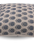 Block print Heavy Linen Pillow Cover - BHEESHMA - Fabdivine