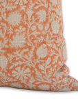 Throw Pillow Cover –Designer Collection of Hand Block Print Thick Linen- CHAKRI - Fabdivine