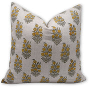 Block print Heavy Linen Pillow Cover - HAJARA - FABDIVINE LLCBlock print Heavy Linen Pillow Cover - HAJARATL Pillow CoverFABDIVINE LLC
