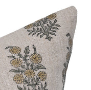 Thick Linen/Heavy Linen block print designer boho pillow/cushion cover- HAJARA - Fabdivine