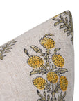 Throw Pillow Cover –Designer Collection of Hand Block Print thick linen- HAJARA - Fabdivine