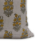 Throw Pillow Cover –Designer Collection of Hand Block Print thick linen- HAJARA - Fabdivine