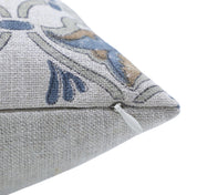 HRIDYAVAN Thick Linen designer pillow cover featuring Hand Block Print - Fabdivine