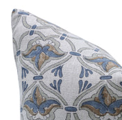 HRIDYAVAN Thick Linen designer pillow cover featuring Hand Block Print - Fabdivine