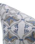 HRIDYAVAN Thick Linen designer pillow cover featuring Hand Block Print - Fabdivine