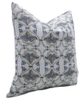 HRIDYAVAN Thick Linen designer pillow cover featuring Hand Block Print - Fabdivine