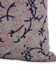 Block print Pillow cover for sofa, couch or bed- heavy linen- KAMAL DUTTA - Fabdivine