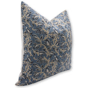 Square/Lumber block print pillow cover- thick linen- KAMAL DUTTA - Fabdivine