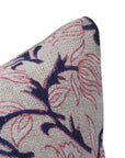 Block print Pillow cover for sofa, couch or bed- heavy linen- KAMAL DUTTA - Fabdivine