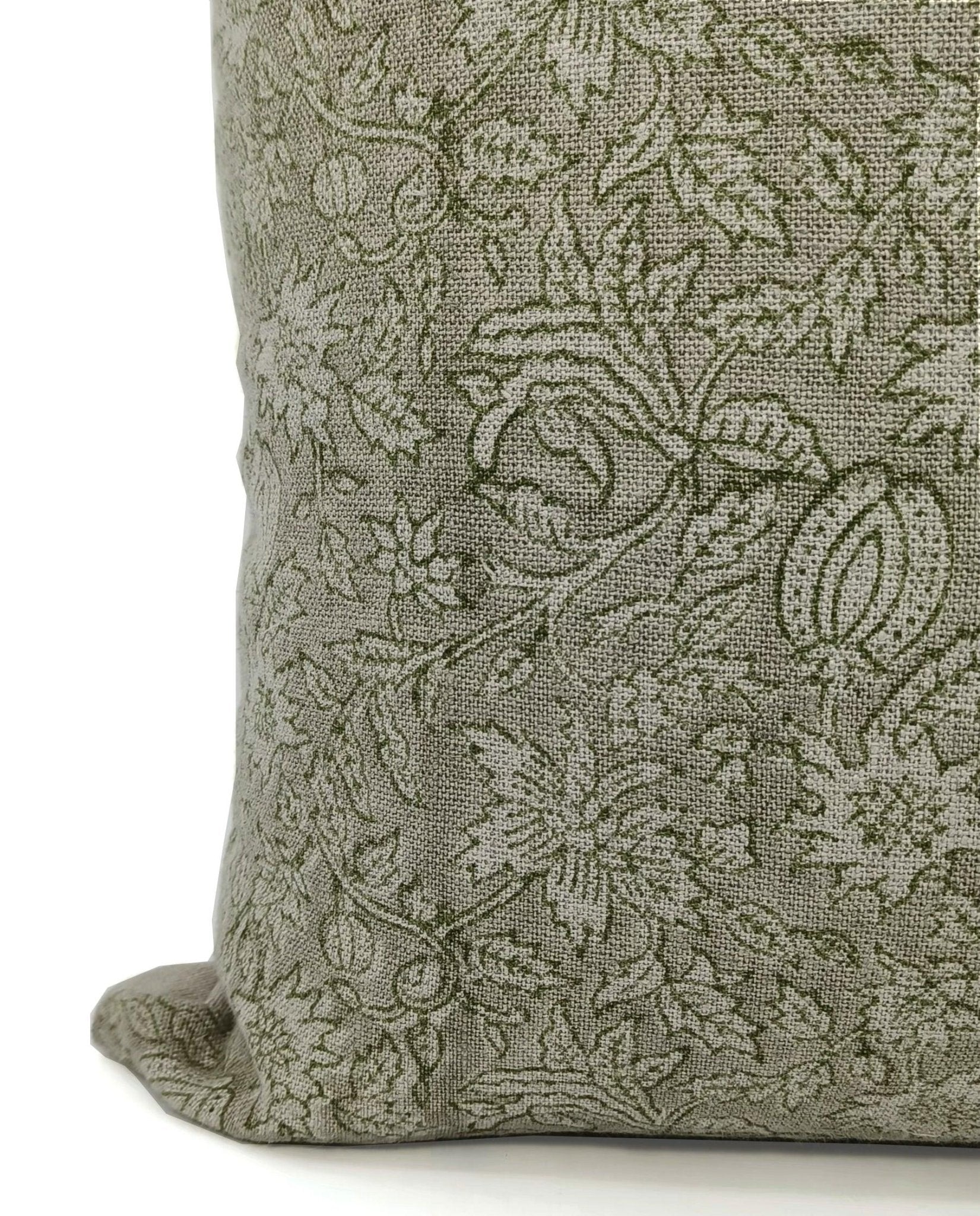 Combo 3 Thick Linen block print designer boho pillow/cushion covers- MANIKARNIKA HARIT- SURYA GAGAN- VARANASI - Fabdivine