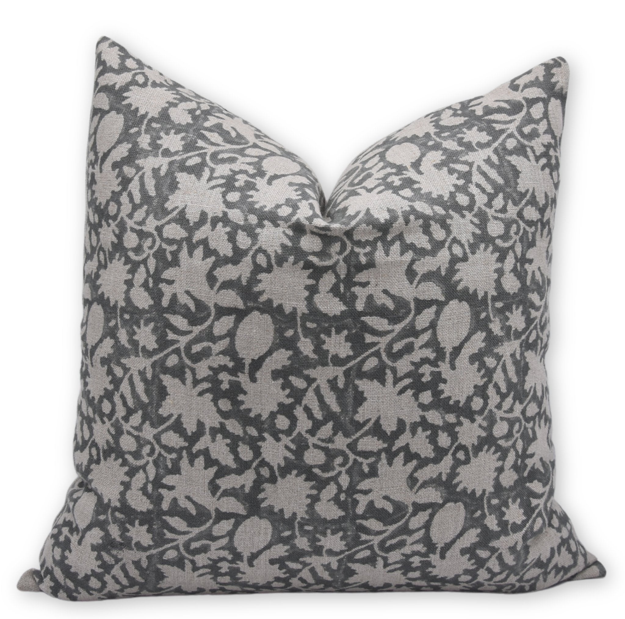 heavy linen throw pillow cover- MANIKARNIKA - Fabdivine