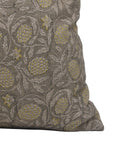 Block print Pillow cover for sofa, couch or bed Thick Linen - MERAKI - Fabdivine