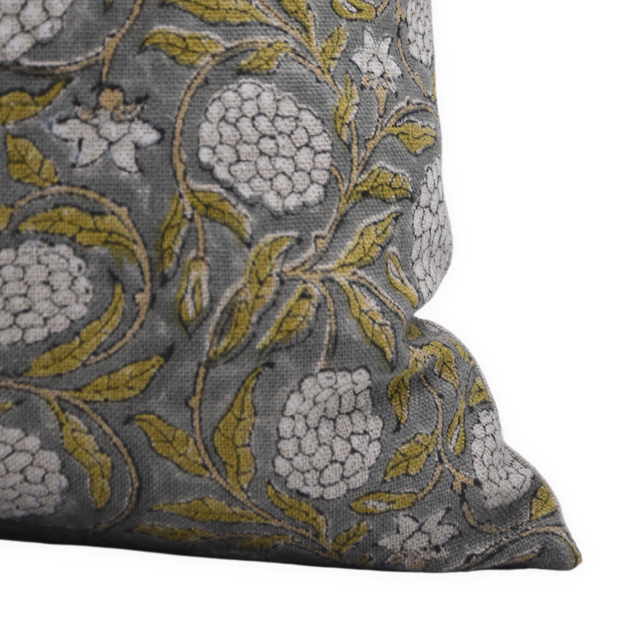 Block print Heavy Linen Pillow Cover - MERAKI - FABDIVINE LLC