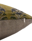 Heavy Linen Pillow Cover in Block Print - MOR MUKUT - Fabdivine