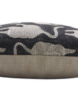 Hand Block Print linen pillow cover - MUSHAK - Fabdivine