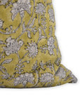 Hand Block Print thick/heavy linen designer pillow cover- NAAYAB - Fabdivine