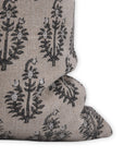 NEEL GAGAN Hand Block Print Thick Linen pillow cover - Fabdivine