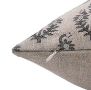 NEEL GAGAN Hand Block Print Thick Linen pillow cover - Fabdivine