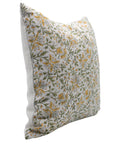 Block print Pillow cover for sofa, couch or bed- Thick Linen- NEERA BEL - Fabdivine