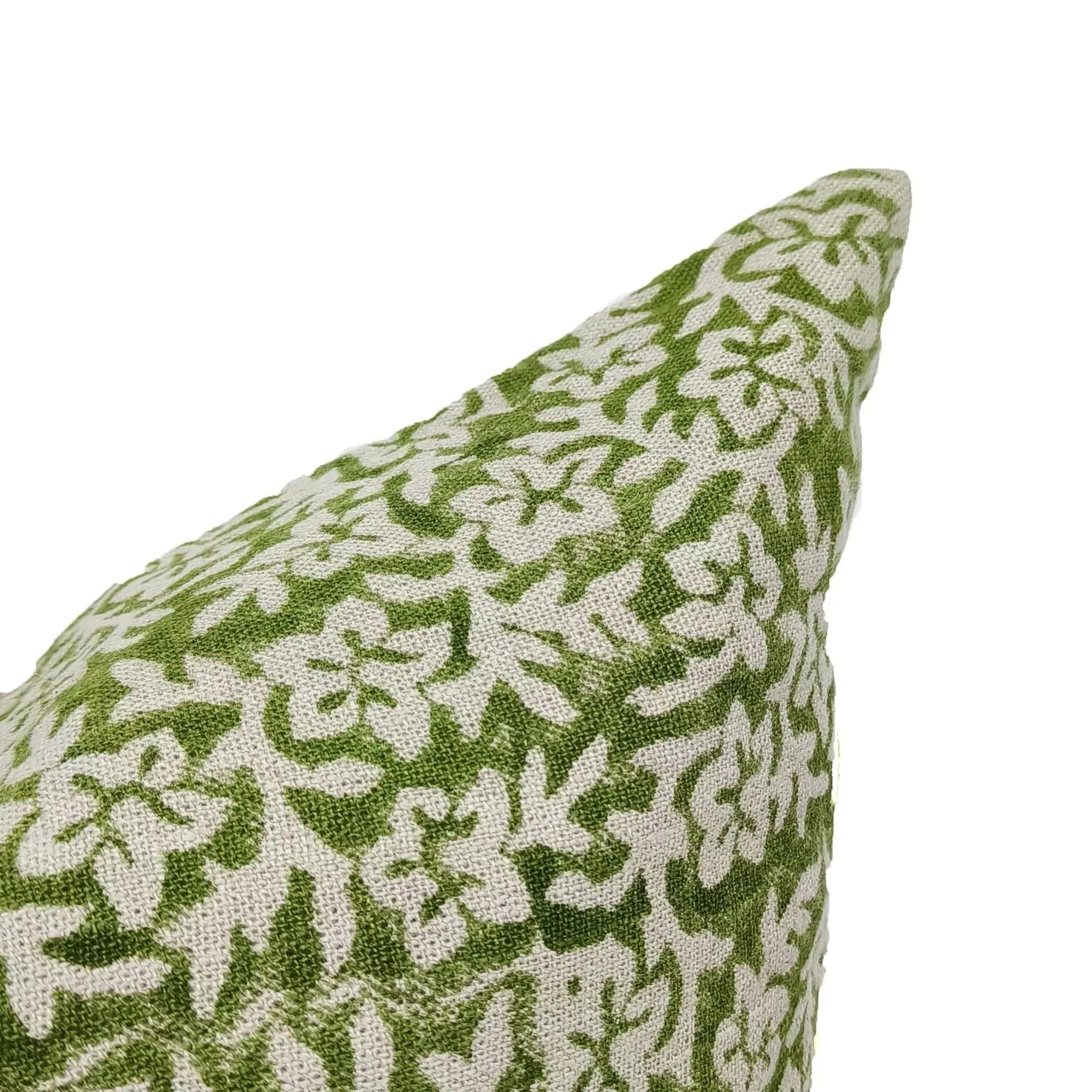 Block print Heavy Linen Pillow Cover - NIDHI VAN - Fabdivine