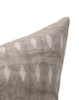 OMJI Block Print Thick Linen Throw Pillow Cover - Fabdivine