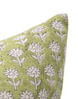 PANKHUDI Thick Linen Square/Lumber Block Print Pillow Cover - Fabdivine