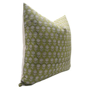 PANKHUDI Thick Linen Square/Lumber Block Print Pillow Cover - Fabdivine