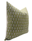 PANKHUDI Thick Linen Square/Lumber Block Print Pillow Cover - Fabdivine