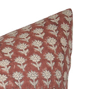 Hand Block Print thick linen designer pillow cover- PANKHUDI - Fabdivine