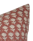 Hand Block Print thick linen designer pillow cover- PANKHUDI - Fabdivine