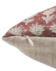 Hand Block Print thick linen designer pillow cover- PANKHUDI - Fabdivine