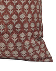 Hand Block Print thick linen designer pillow cover- PANKHUDI - Fabdivine