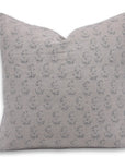 Thick linen block print pillow cover for sofa, couch, or bed - PATJHAD - Fabdivine