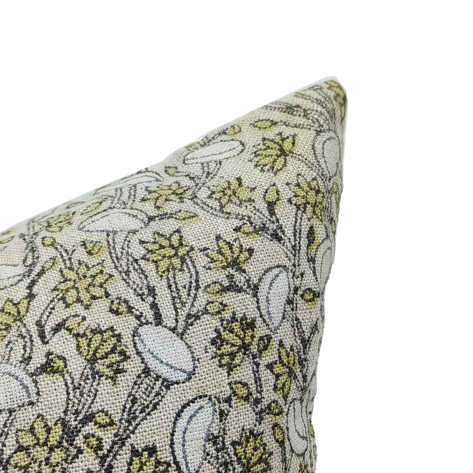 Throw Pillow Cover –Designer Collection of Hand Block Print heavy/thick linen- PISHTA - Fabdivine